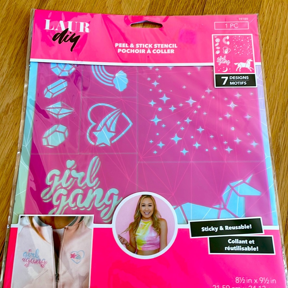 LAUR DIY Peel & Stick Stencil